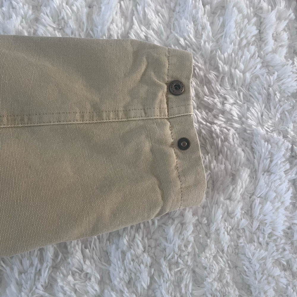 Blank NYC Breaking Camp Beige Cropped Jacket with Brown Corduroy Collar (NWT) - Picture 16 of 16